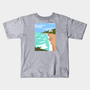 Domes Beach, Rincon, Puerto Rico Kids T-Shirt